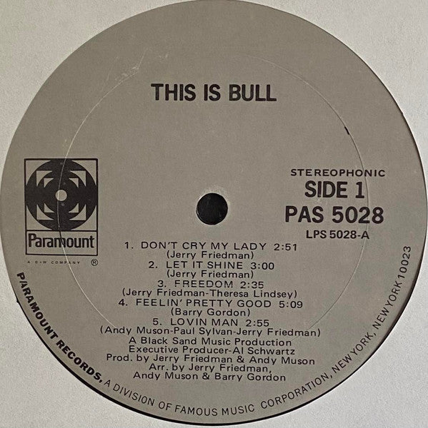 Bull (9) - This Is Bull - LP