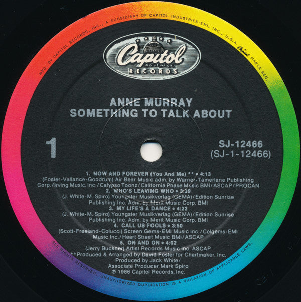 Anne Murray - Something To Talk About - LP