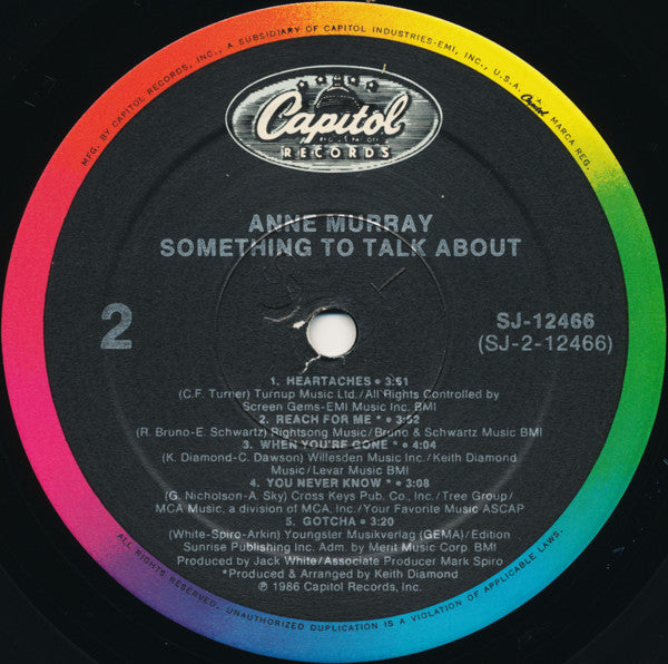 Anne Murray - Something To Talk About - LP