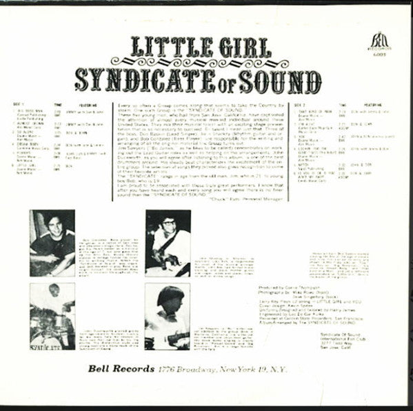 Syndicate Of Sound - Little Girl - LP
