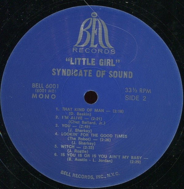 Syndicate Of Sound - Little Girl - LP