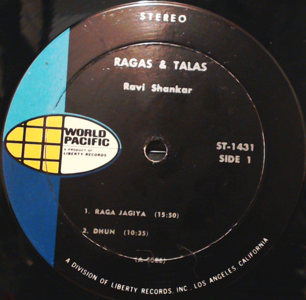 Ravi Shankar, Alla Rakha - Rāgas & Tālas - LP
