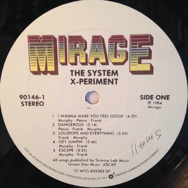 The System - X-Periment - LP