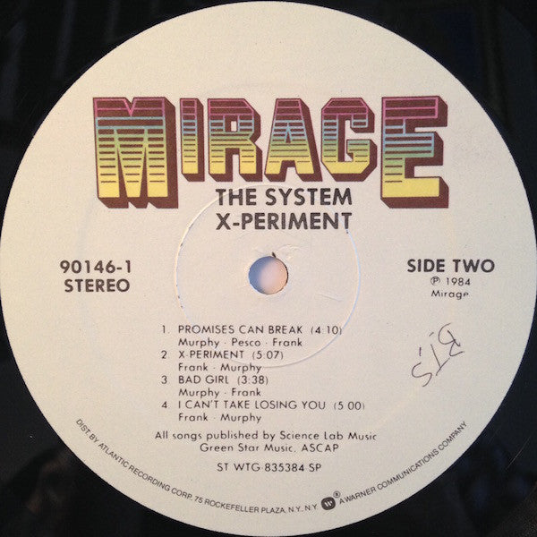 The System - X-Periment - LP