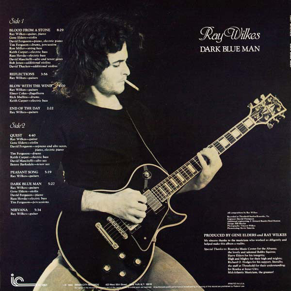 Ray Wilkes (2) - Dark Blue Man - LP