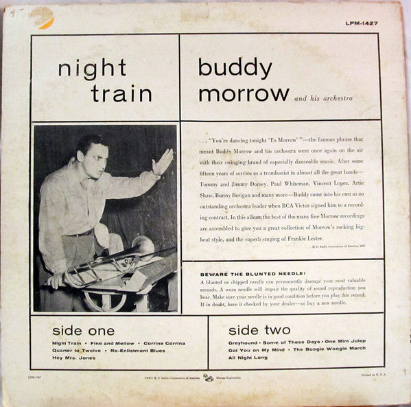 Buddy Morrow And His Orchestra - Night Train - LP