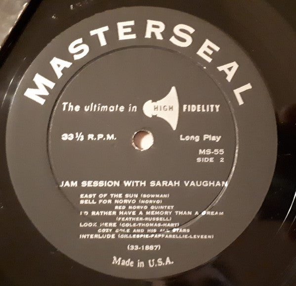 Sarah Vaughan - Sarah Vaughan Sings Sweet And Sultry - LP