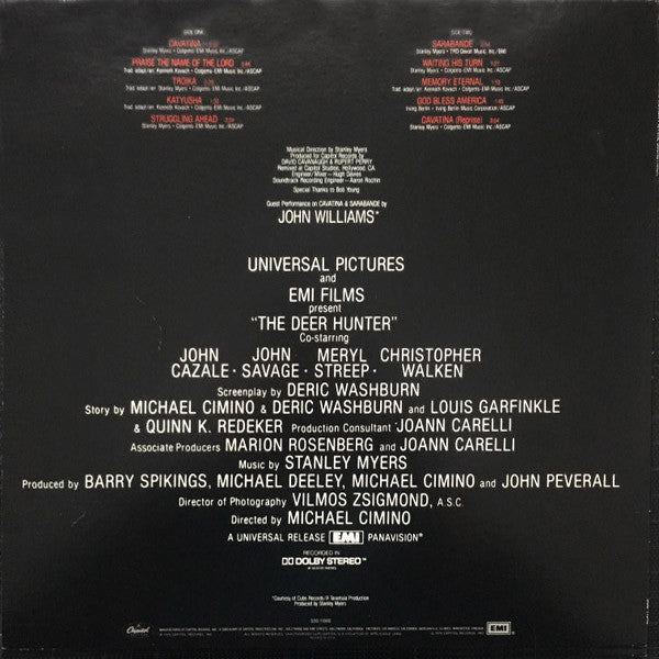Various - The Deer Hunter (Original Motion Picture Soundtrack) - LP