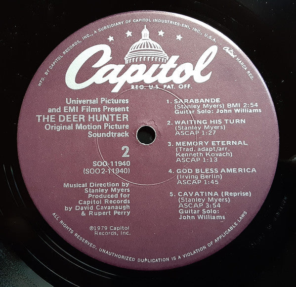 Various - The Deer Hunter (Original Motion Picture Soundtrack) - LP