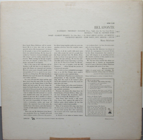 Harry Belafonte - Belafonte - LP