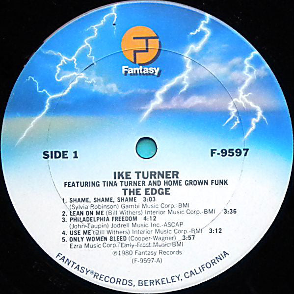 Ike Turner Featuring Tina Turner And Home Grown Funk - The Edge - LP