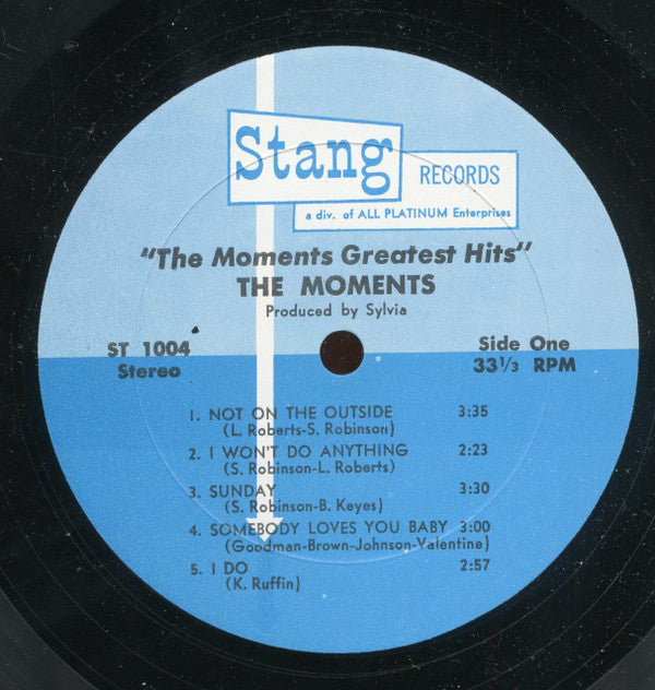 The Moments - The Moments Greatest Hits - LP