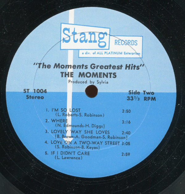 The Moments - The Moments Greatest Hits - LP