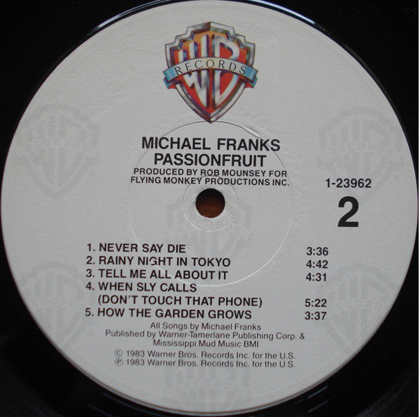 Michael Franks - Passionfruit - LP