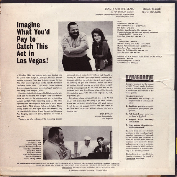 Al Hirt And Ann-Margret* - Beauty And The Beard - LP