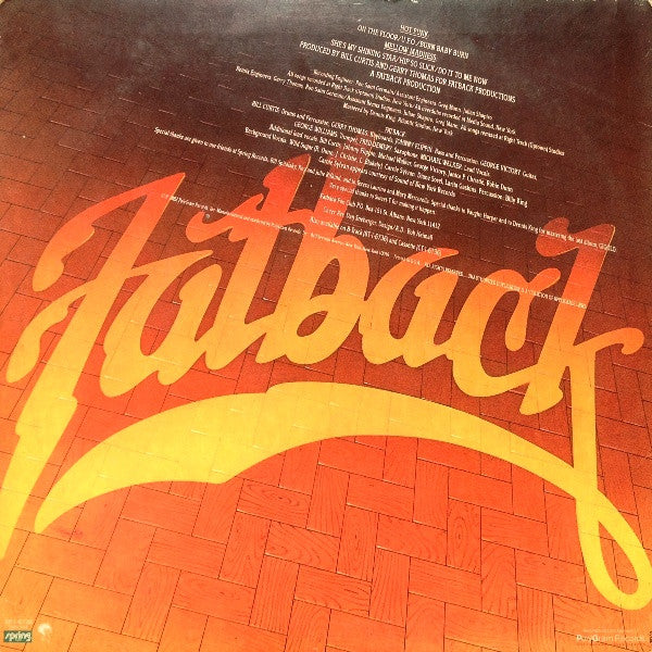 Fatback* - On The Floor With Fatback - LP