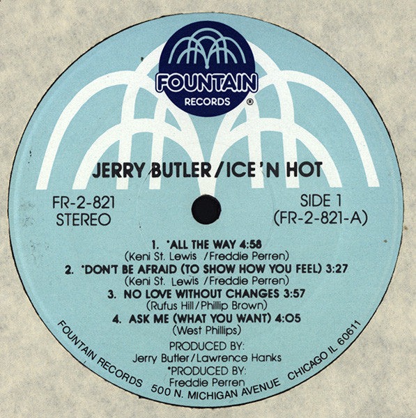 Jerry Butler - Ice 'n Hot - LP