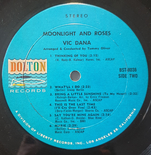 Vic Dana - Moonlight And Roses - LP