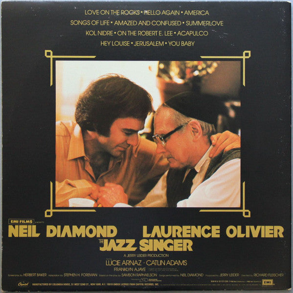 Neil Diamond - The Jazz Singer (Original Songs From The Motion Picture) - LP