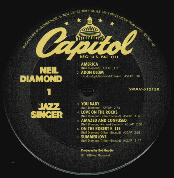 Neil Diamond - The Jazz Singer (Original Songs From The Motion Picture) - LP