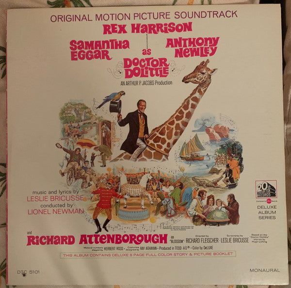 Leslie Bricusse - Doctor Dolittle Original Motion Picture Soundtrack - LP
