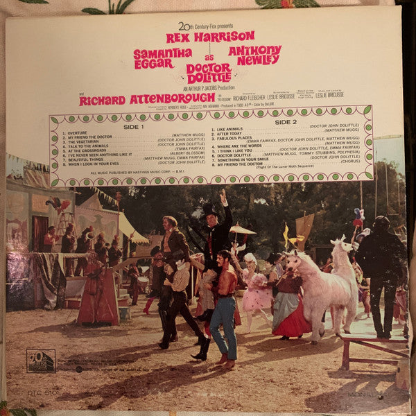 Leslie Bricusse - Doctor Dolittle Original Motion Picture Soundtrack - LP