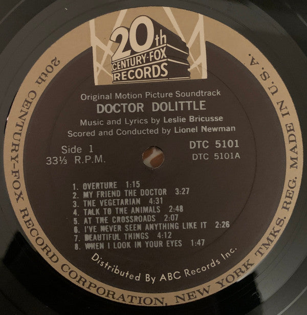 Leslie Bricusse - Doctor Dolittle Original Motion Picture Soundtrack - LP