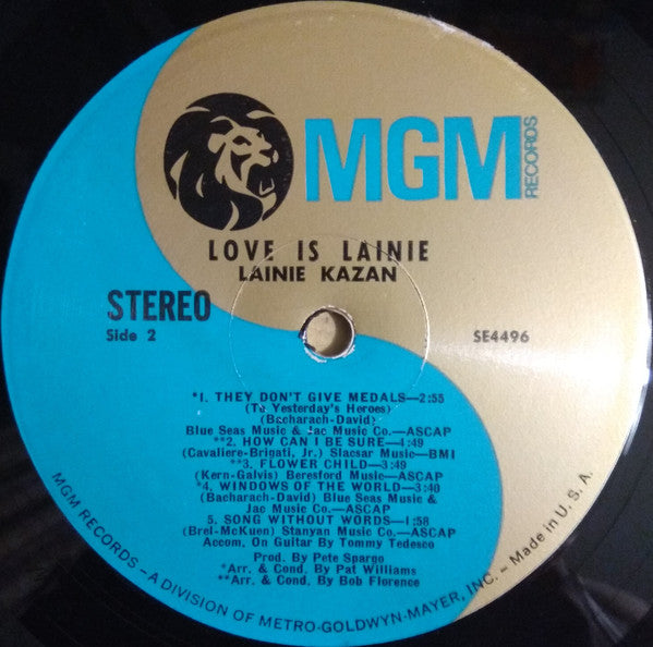Lainie Kazan - Love Is Lainie - LP