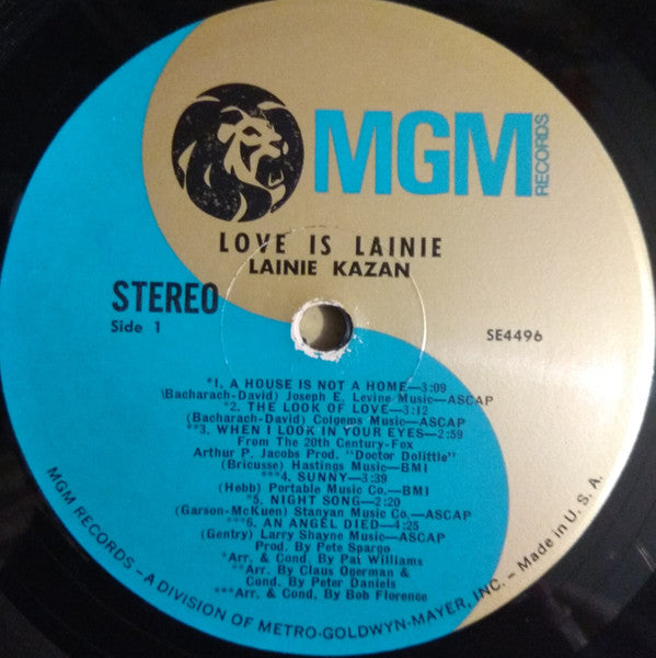 Lainie Kazan - Love Is Lainie - LP