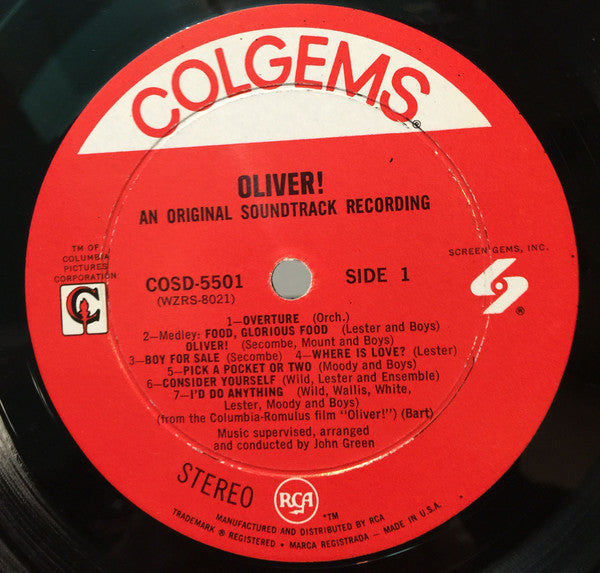 Lionel Bart - Oliver! An Original Soundtrack Recording - LP