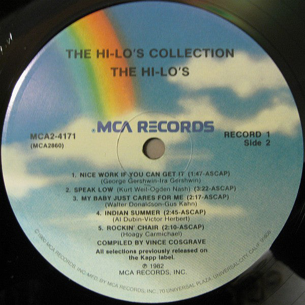The Hi-Lo's - The Hi-Lo's Collection - LP