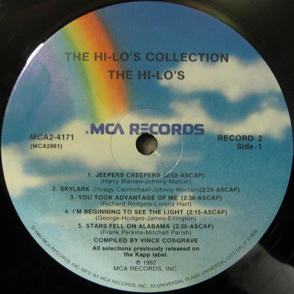 The Hi-Lo's - The Hi-Lo's Collection - LP