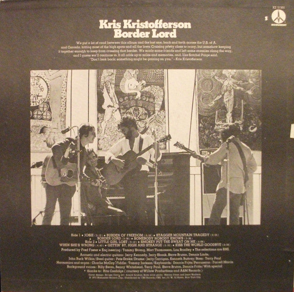 Kris Kristofferson - Border Lord - LP