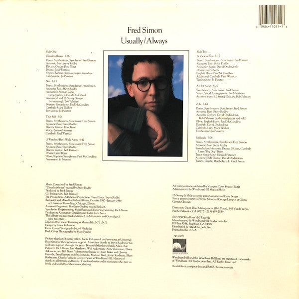 Fred Simon (3) - Usually / Always - LP