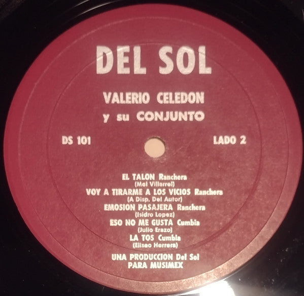 Valerio Celedon y Su Conjunto - La Del Morral - LP