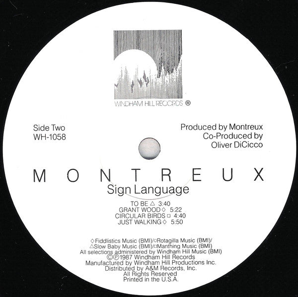 Montreux - Sign Language - LP