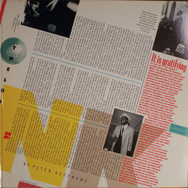 Various - That's The Way I Feel Now - A Tribute To Thelonious Monk - LP