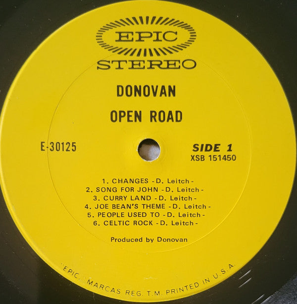 Donovan - Open Road - LP