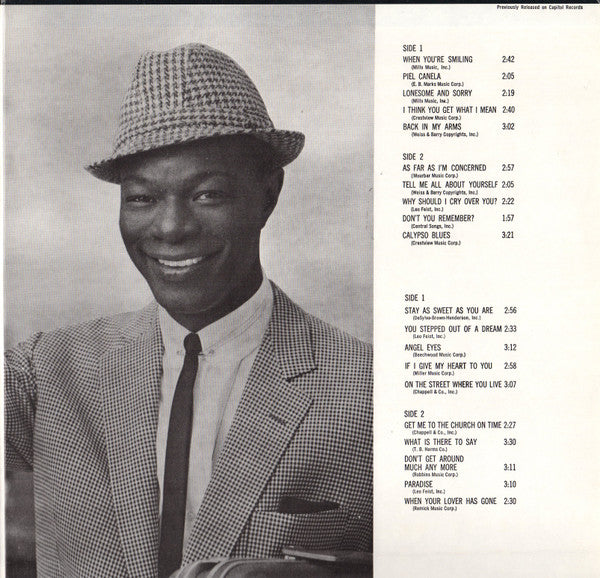 Nat King Cole - The Beautiful Moods Of Nat King Cole - LP