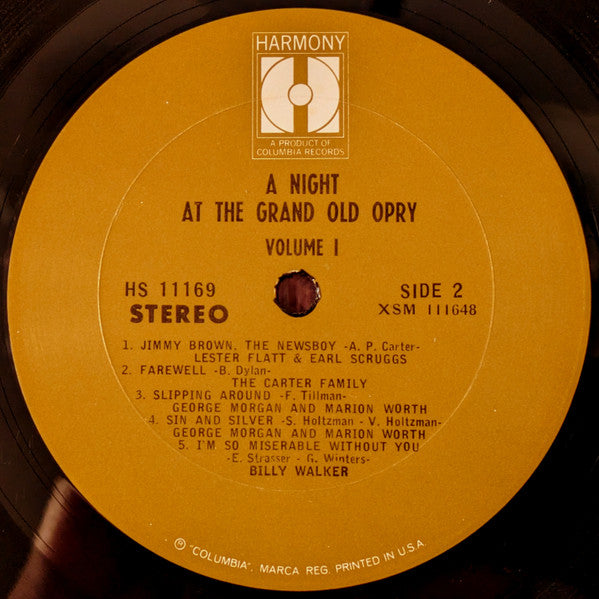 Various - A Night At The Grand Old Opry Volume 1 - LP