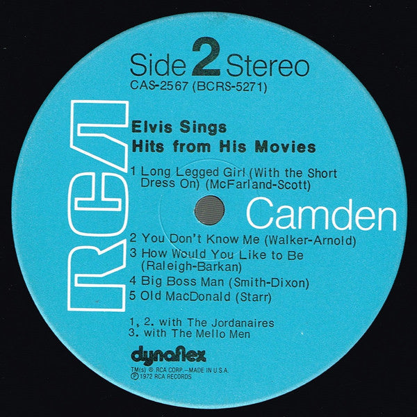 Elvis* - Sings Hits From His Movies, Volume 1 - LP