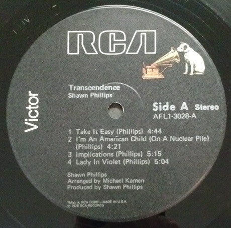Shawn Phillips (2) - Transcendence - LP