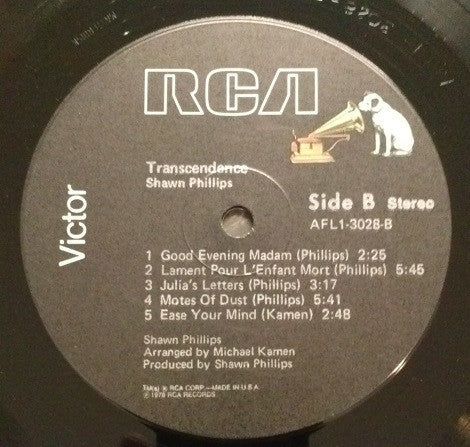 Shawn Phillips (2) - Transcendence - LP