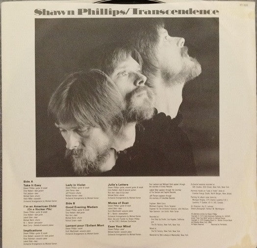 Shawn Phillips (2) - Transcendence - LP