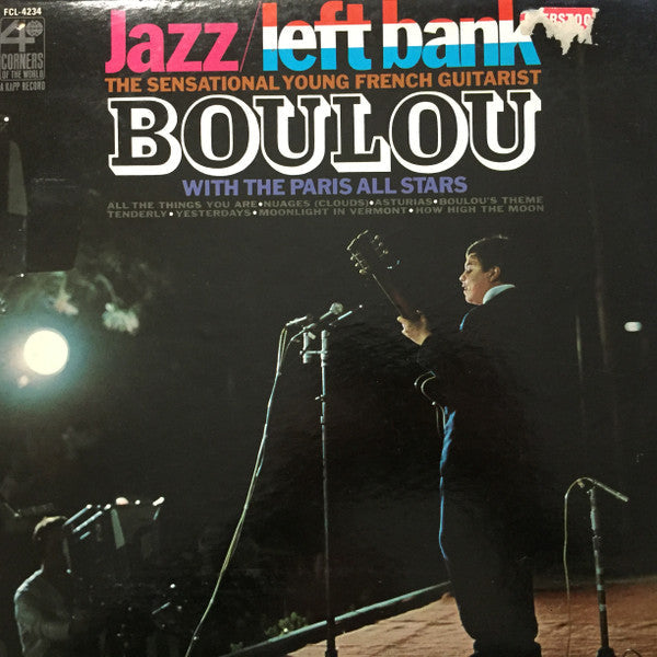 Boulou* With The Paris All Stars* - Jazz / Left Bank - The Sensational Young French Guitarist - LP