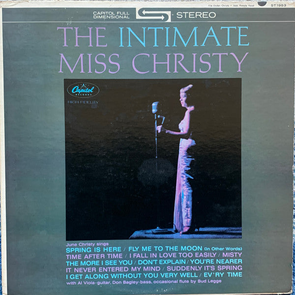 June Christy - The Intimate Miss Christy - LP