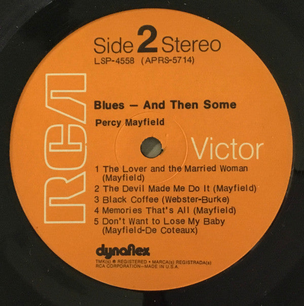 Percy Mayfield - Blues... And Then Some - LP