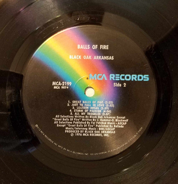 Black Oak Arkansas - Balls Of Fire - LP