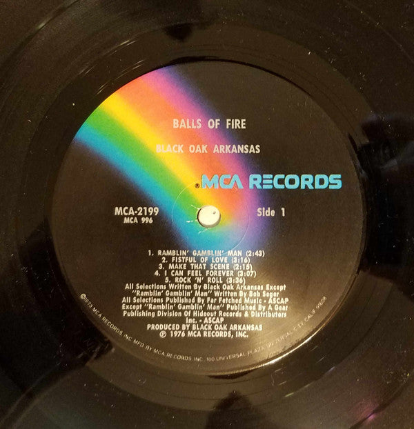 Black Oak Arkansas - Balls Of Fire - LP