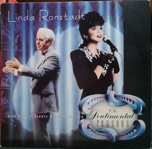 Linda Ronstadt With Nelson Riddle & His Orchestra* - For Sentimental Reasons - LP